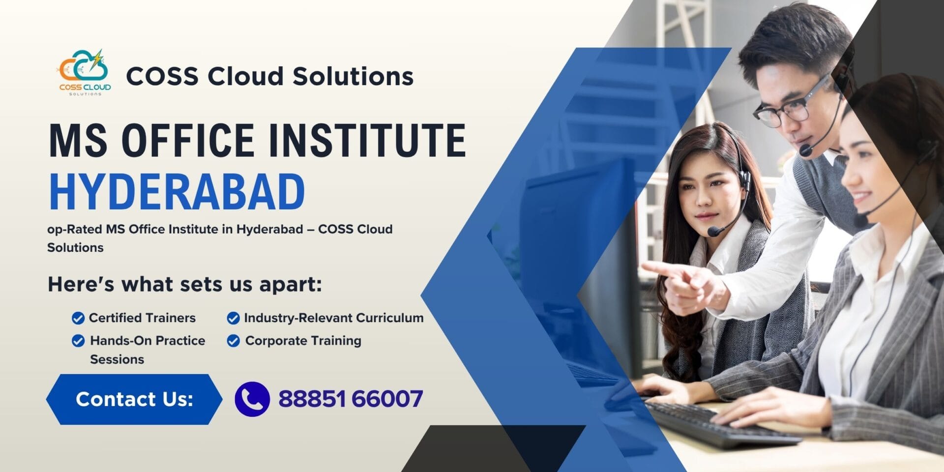 MS Office Institute in Hyderabad - COSS Cloud Solutions